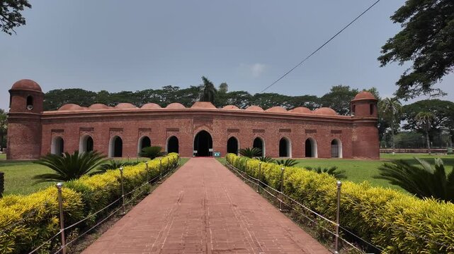 Sixty Dome Mosque or Saith Gunbad Masjid, Khulna Division, Bagerhat, Bangladesh