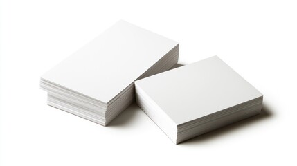 Blank business cards
