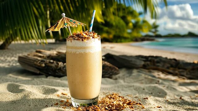 batida de coco brazilian cocktail video