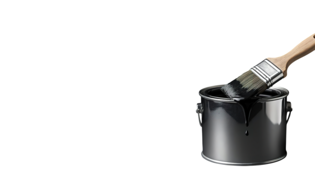 black paint bucket png