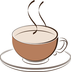 Coffee cup icon. Set of vector cups with coffee.Tea cup logo.coffee cup icon vector, line sign