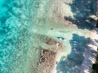 Weh Island, Pulau Weh, sea and beach aerial landscape at Gapang Beach in Aceh, Indonesia