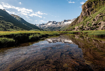 lake in the mountains 