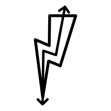 Lightning energy arrow