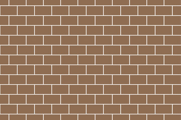 シンプルな茶色のレンガの背景　グラフィック素材 