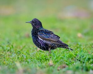 
Common starling it is migratory birds in Bangladesh 
