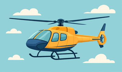 helicopter flying in the sky