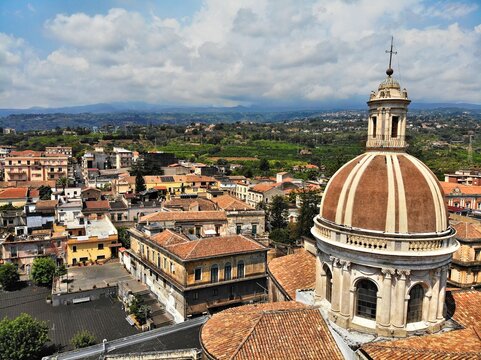 Giarre town, Metropolitan City of Catania in Sicily, Italy