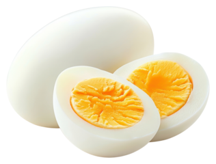 PNG Two boiled eggs white food nutrition.