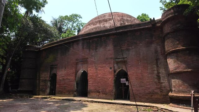 Ranbijoypur single-domed mosque, Khulna Division, Bagerhat, Bangladesh