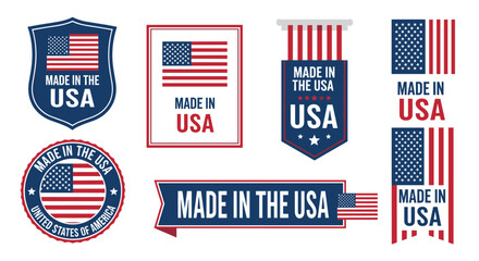 American Pride Manufactured in the United States Independence Day Imagery