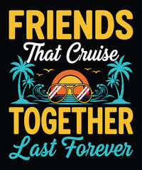 Friends Cruise Vacation T-Shirt