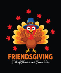 Friendsgiving Turkey T-Shirt