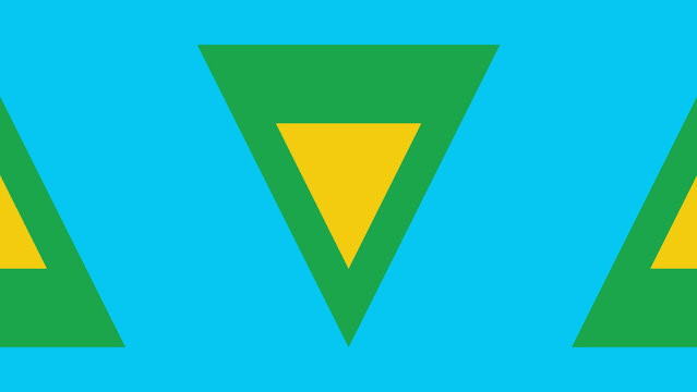 Triangles Flat 5 Styles Horizontal Transitions 2 MOGRT 368