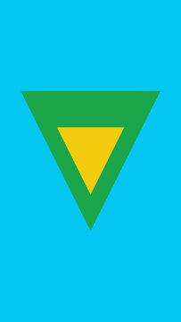 Triangles Flat 5 Styles Vertical Transitions 2 MOGRT 369