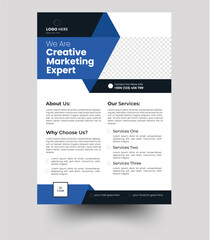 a bundle of 5 templates of a5 flyer, Flyer template layout design. Corporate creative colorful business flyer template.	