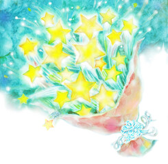 星の花束　夜空