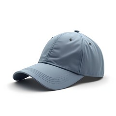 Fototapeta premium blue baseball cap isolated on white background