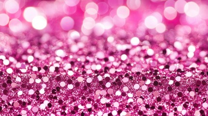 Close-up view of a sparkling pink surface.