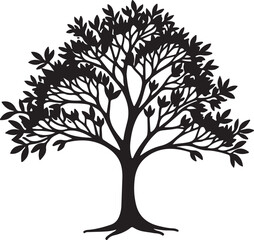Minimalist Tree Illustration

Black Silhouette Nature Art

Tree of Life Vector