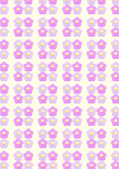 seamless pattern with flowers