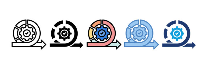 Agile Development Icon Element For Design