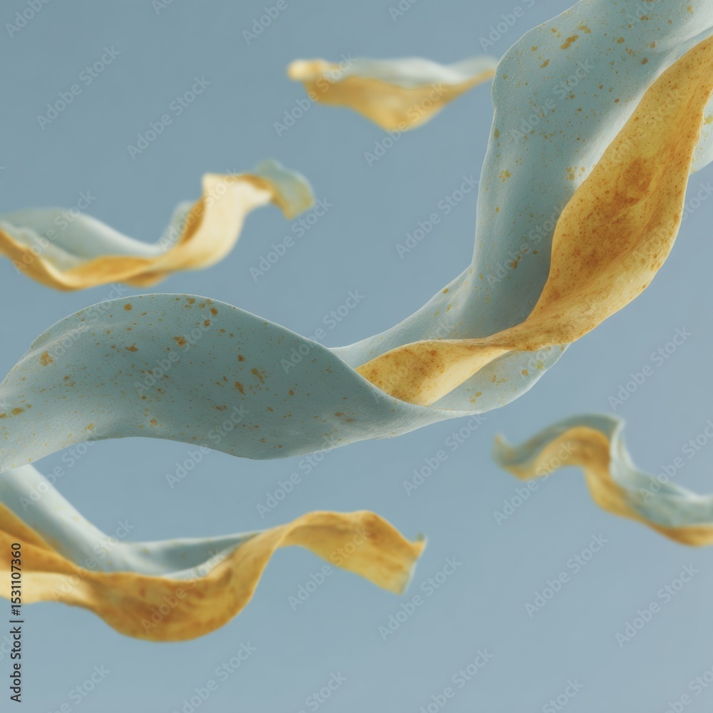 Poster Abstract Fluid Swirls with Dynamic Wave Patterns and Microscopic Textures in Soft Neutral Tones for Modern Medical and Scientific Visualization