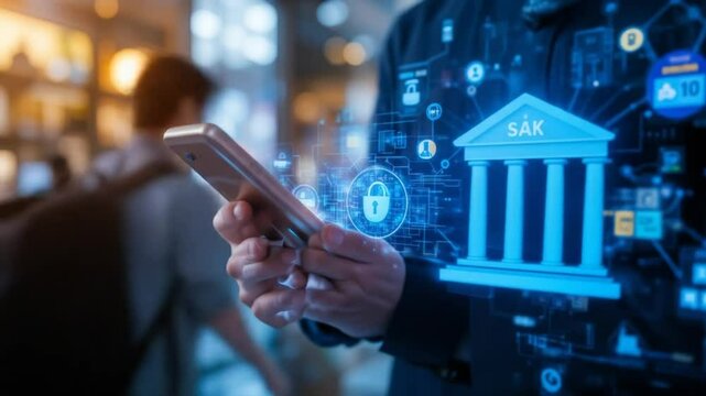 People use mobile phones to transact and shop online, Electronic transactions and financial technology, Modern online shopping experience, Online purchasing. 4k video