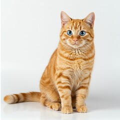Fototapeta premium A Cat with white isolated background