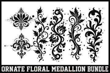 baroque motif, damask design, ornate flourish, floral ornament, elegant vector, vinyl decal design, laser cut ornament, classical pattern, vintage damask, wall art stencil, decorative graphic, baroque