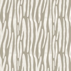 Watercolor zebra stripes seamless pattern on dark olive green