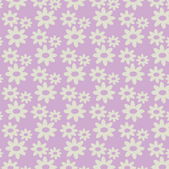 pastel color floral seamless pattern design