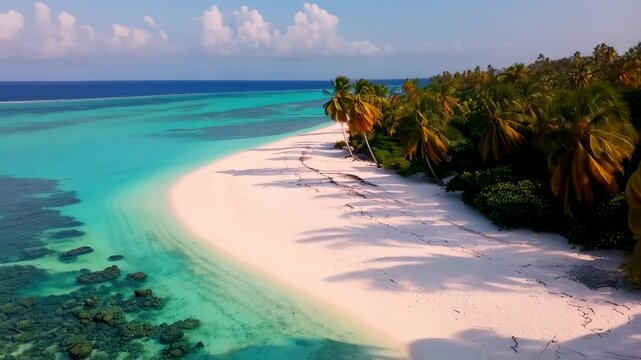 Drone Footage Raja Ampat 8K - White Sand Beach & Turquoise Water