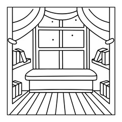 black and white coloring pages