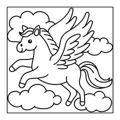 Fototapeta premium black and white coloring pages