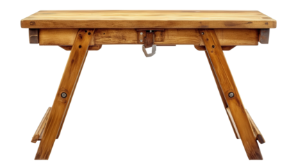 Foldable compact workbench tool, Transparent background, PNG file