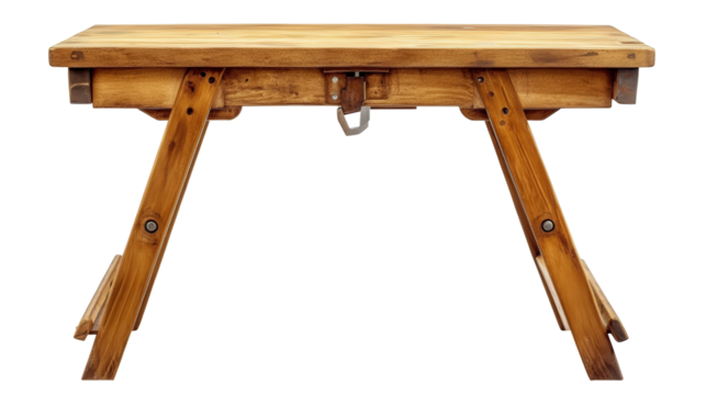 Foldable compact workbench tool, Transparent background, PNG file