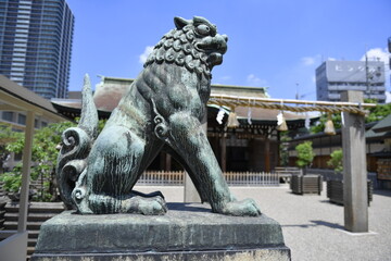 At Namba Yasaka Shrine – Osaka, Japan