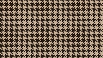 Houndstooth Pepita seamless pattern. Repeating Pepito texture. Black houndstooth on a white background. Seamless simple vintage houndstooth checker pattern. Tileable dark and light gingham hound toot