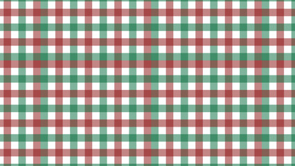 Christmas Pattern seamless of green, red and white vector plaid. Set Holiday background for greeting card. Tartan plaid seamless pattern red, green ,white.
