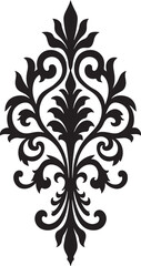 Elegant Baroque Floral Damask Motif vector bundle

