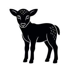 lamb vector silhouette