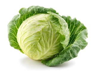 Obraz premium cabbage isolated on white background