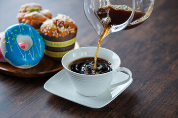 コーヒーとスイーツ