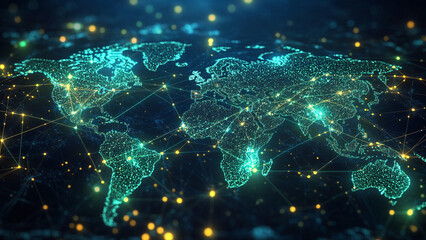 abstract fractal map  background