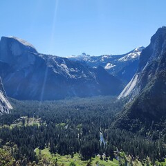 mountain landscape in Yosemite