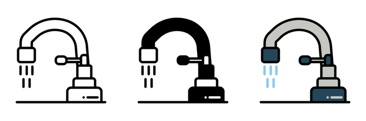 Fototapeta premium Faucet Aerator is a small device that mixes air with water to reduce flow without sacrificing performance.