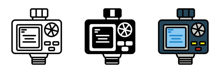 Sprinkler Timer is a programmable device that controls watering schedules to conserve water.