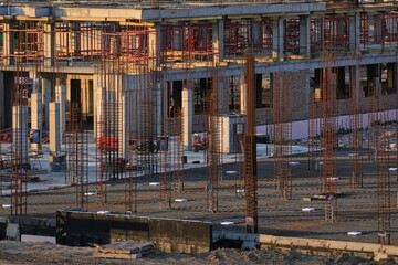 construction site in the city 