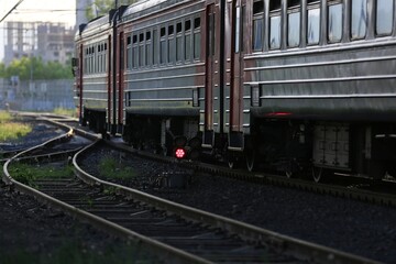 train on the railway